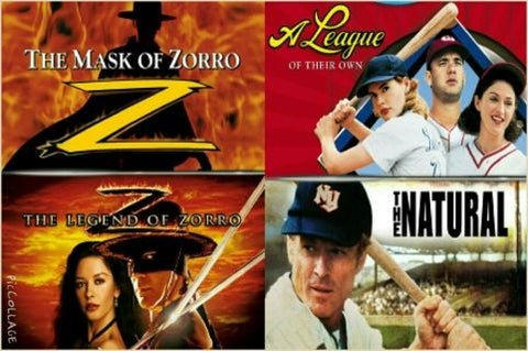 A League Of Their Own/The Natural/The Mask Of Zorro/The Legend Of Zorro (UV HD)