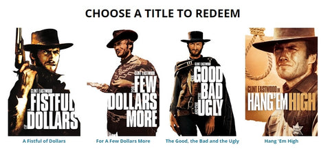 The Clint Eastwood Western Collection Choose One [UltraViolet HD]
